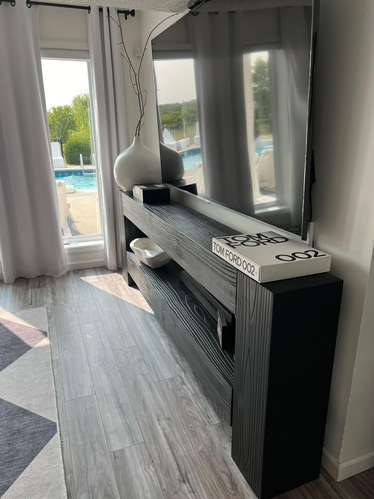 Console Table, TV Media Table, Console Table with Shelf, Sofa Table
