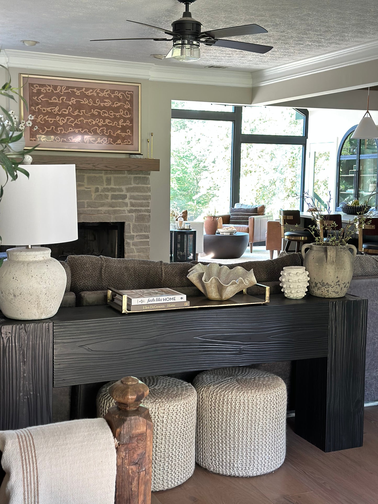 Modern Rustic Console Table Sofa Table Entryway Table