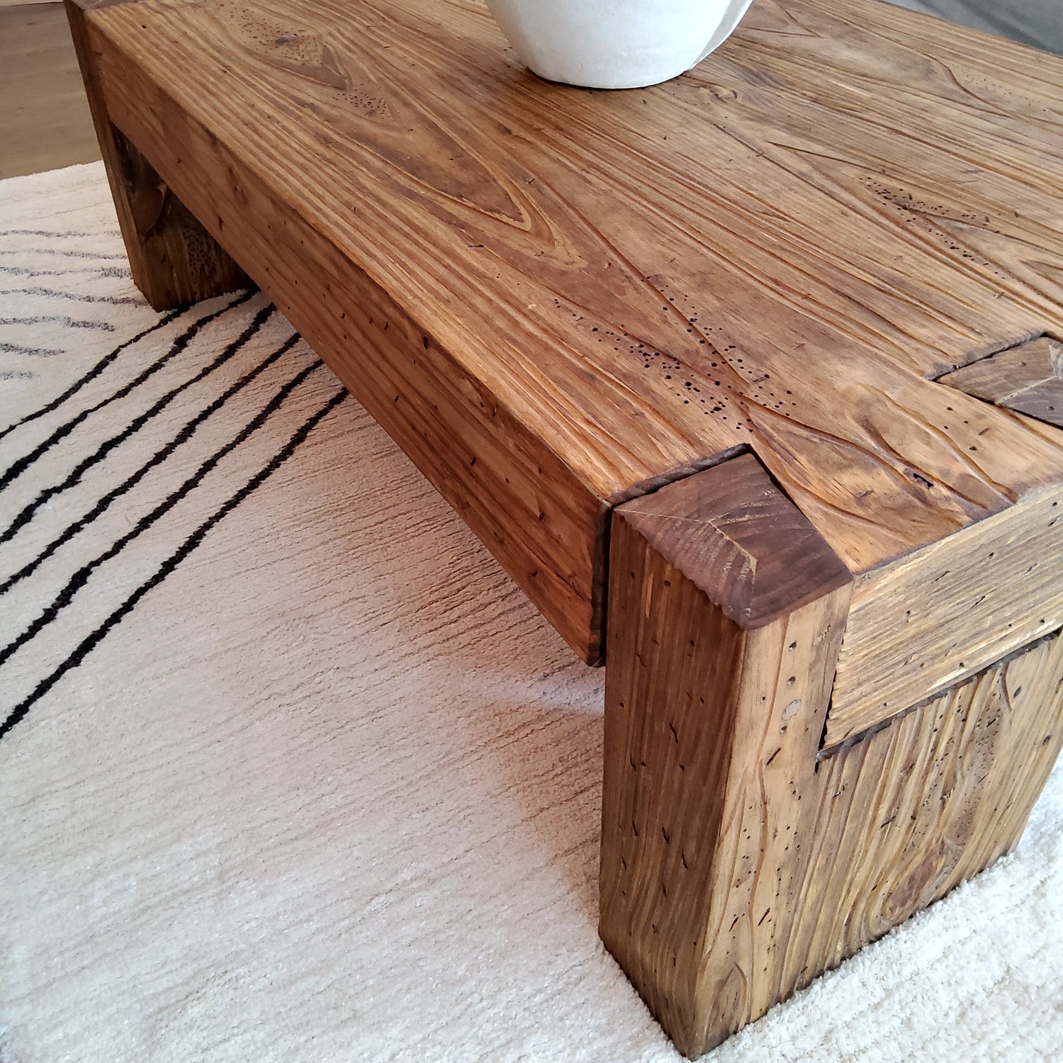 Lumber coffee table deals